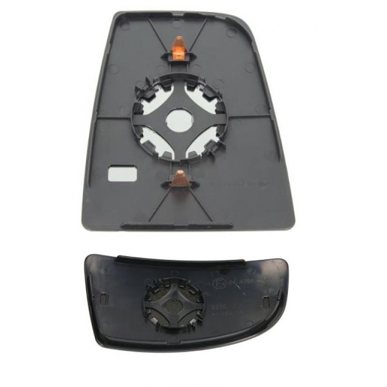 UPPER & LOWER DOOR WING MIRROR GLASS PASSENGER SIDE LH