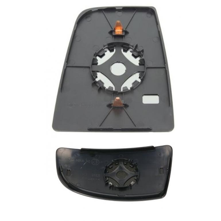 UPPER & LOWER DOOR WING MIRROR GLASS DRIVER SIDE RH