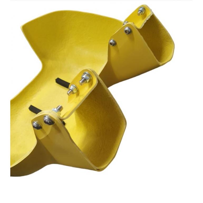 LONG ARM YELLOW SUPER STRONG MIRROR GUARD SET RH & LH (PAIR)