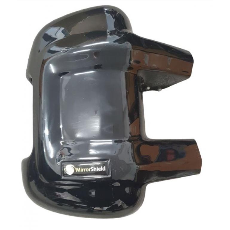 LONG ARM BLACK SUPER STRONG MIRROR GUARD SET RH & LH (PAIR)