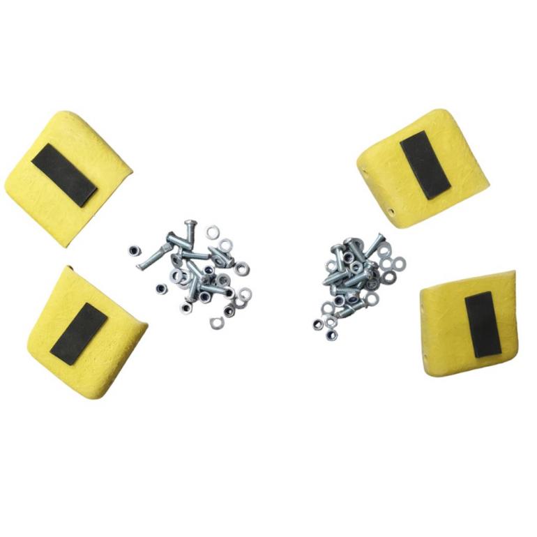 LONG ARM YELLOW SUPER STRONG MIRROR GUARD SET RH & LH (PAIR)