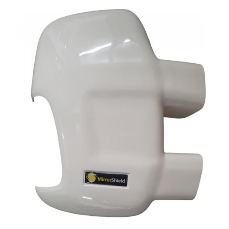 LONG ARM WHITE SUPER STRONG MIRROR GUARD SET RH & LH (PAIR)