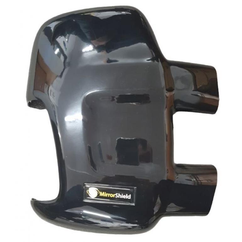 LONG ARM BLACK SUPER STRONG MIRROR GUARD SET RH & LH (PAIR)
