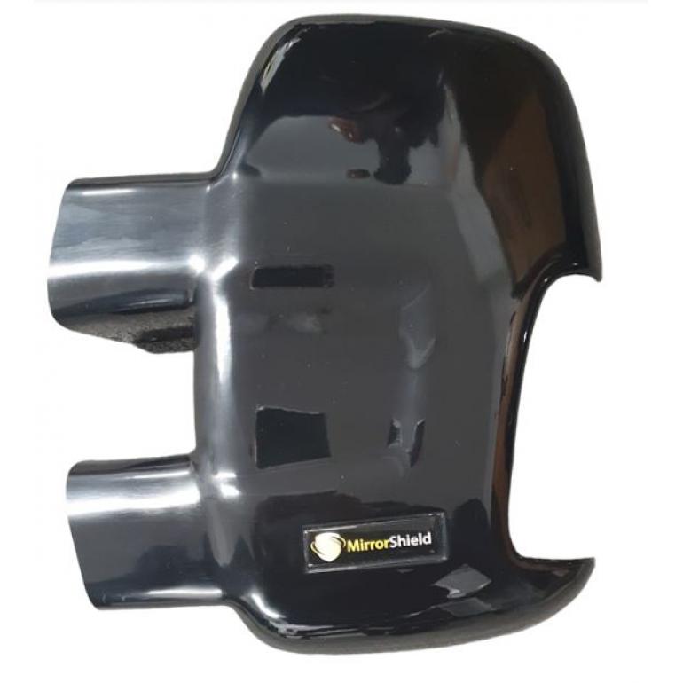 LONG ARM BLACK SUPER STRONG MIRROR GUARD SET RH & LH (PAIR)
