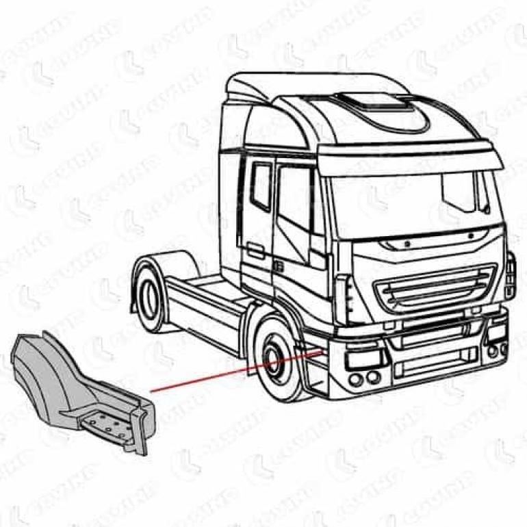 UPPER STEPWING DRIVER SIDE RH