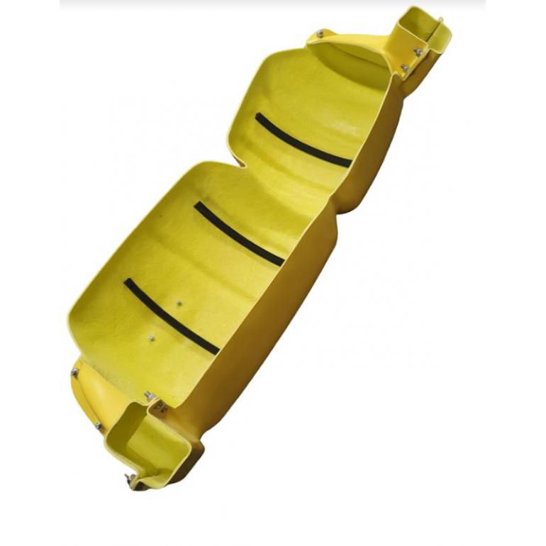 SHORT ARM YELLOW SUPER STRONG MIRROR GUARD SET RH & LH (PAIR)