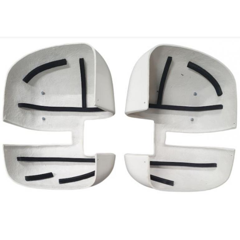 WHITE SUPER STRONG MIRROR GUARD KIT