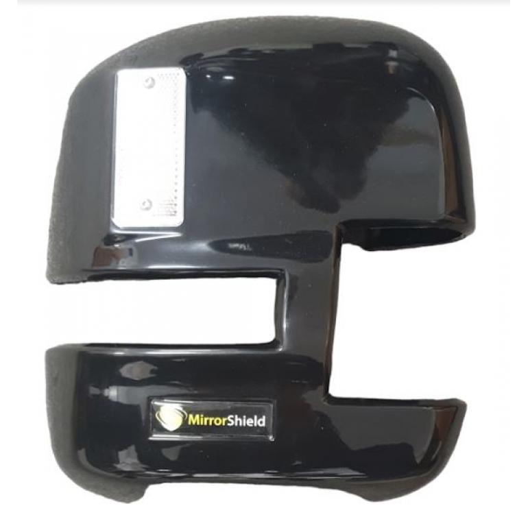 BLACK SUPER STRONG MIRROR GUARD SET RH & LH (PAIR)