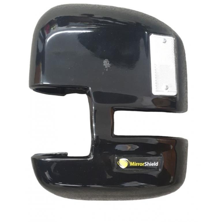 BLACK SUPER STRONG MIRROR GUARD SET RH & LH (PAIR)
