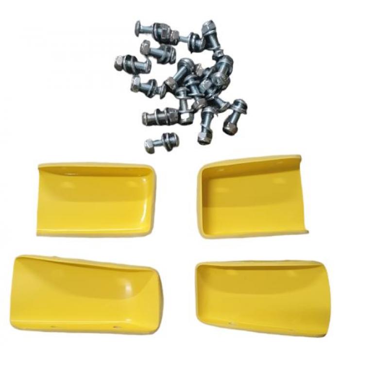LONG ARM YELLOW SUPER STRONG MIRROR GUARD SET RH & LH (PAIR)