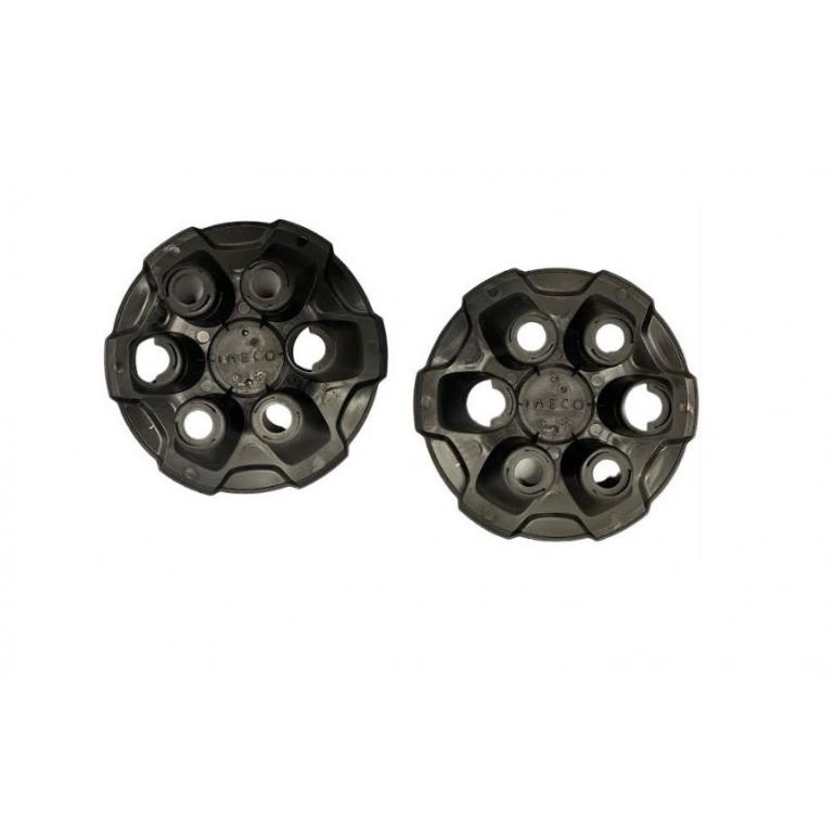 6 HOLE WHEEL TRIM HUB COVERS FITS RH & LH