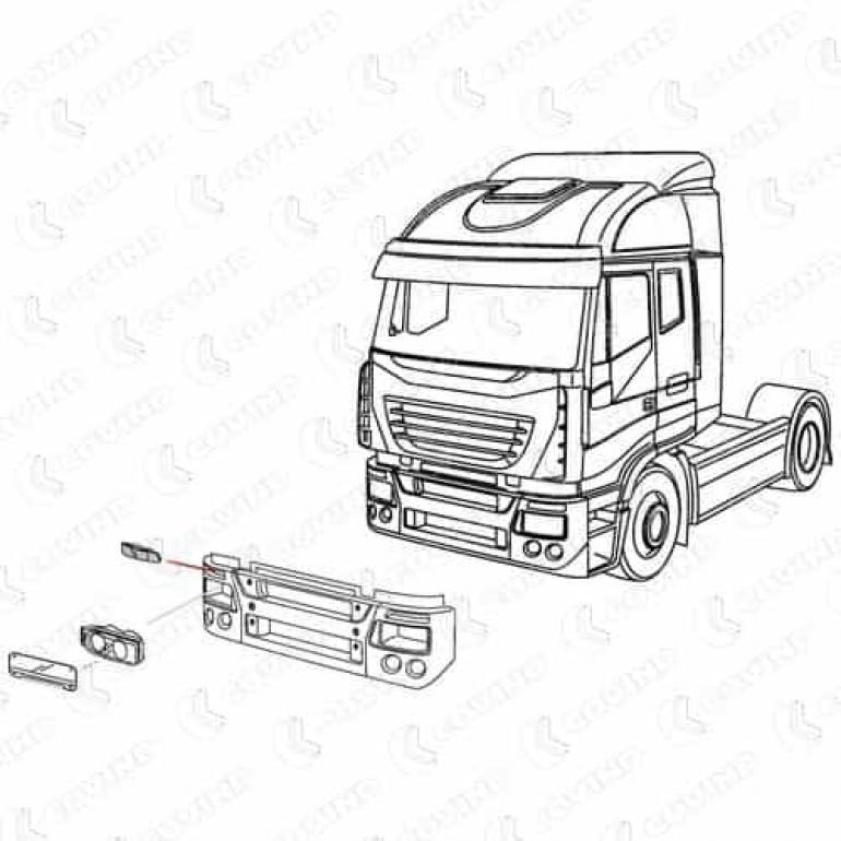 CLEAR FRONT INDICATOR LAMP DRIVER SIDE RH