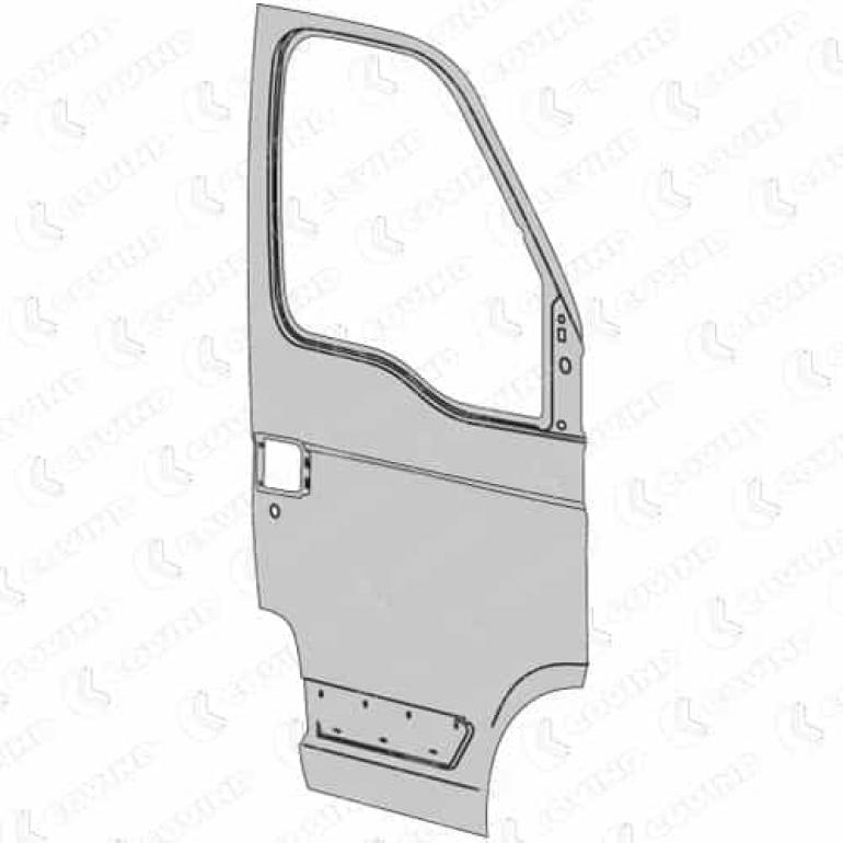 PRIMED DOOR SHELL ONLY DRIVER SIDE RH