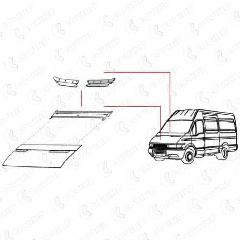 WINDSCREEN LOWER CROSSMEMBER PANEL