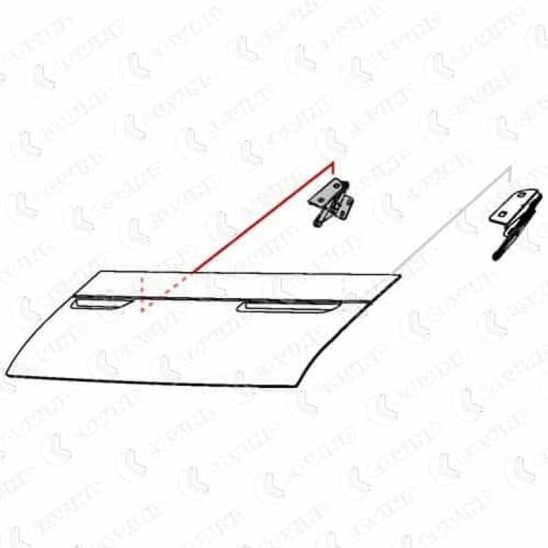FRONT BONNET HOOD HINGE DRIVER SIDE RH
