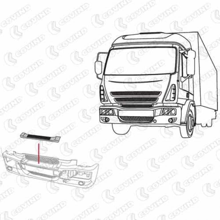 FRONT BUMPER UPPER TREAD PLATE