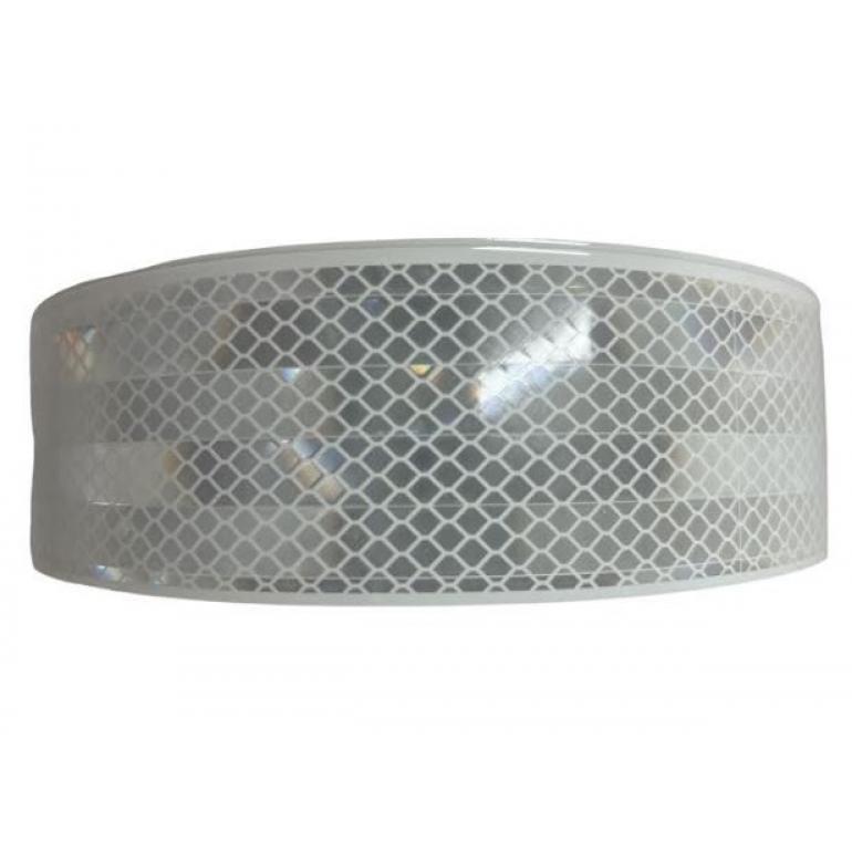 WHITE REFLECTIVE CONSPICUITY TAPE 50 METRES