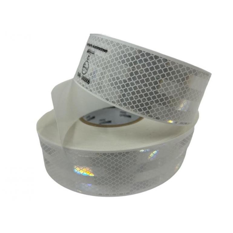 WHITE REFLECTIVE CONSPICUITY TAPE 50 METRES