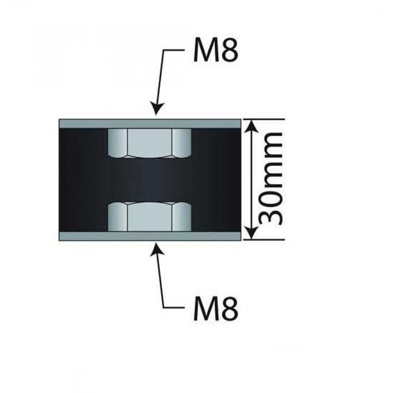 EXHAUST MOUNTING VIBRATION BUFFER