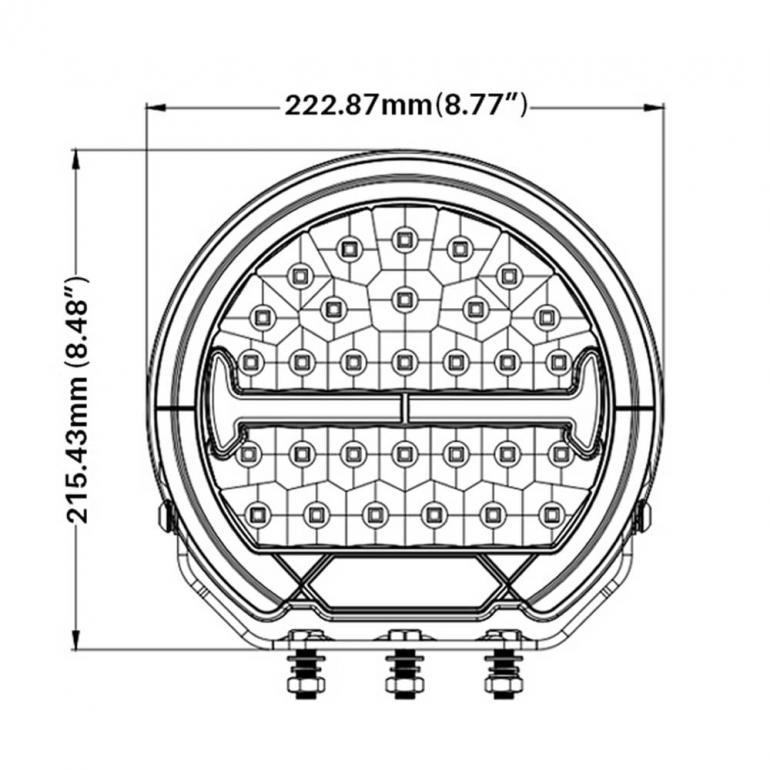 LED 'ACCELERATOR 4 FUNCTION LAMP