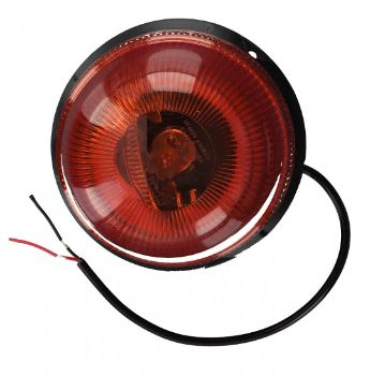 HALOGEN AMBER ROTATING BEACON 12/24 VOLT