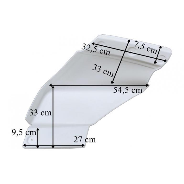 REAR UPPER FAIRING SPOILER PASSENGER SIDE LH