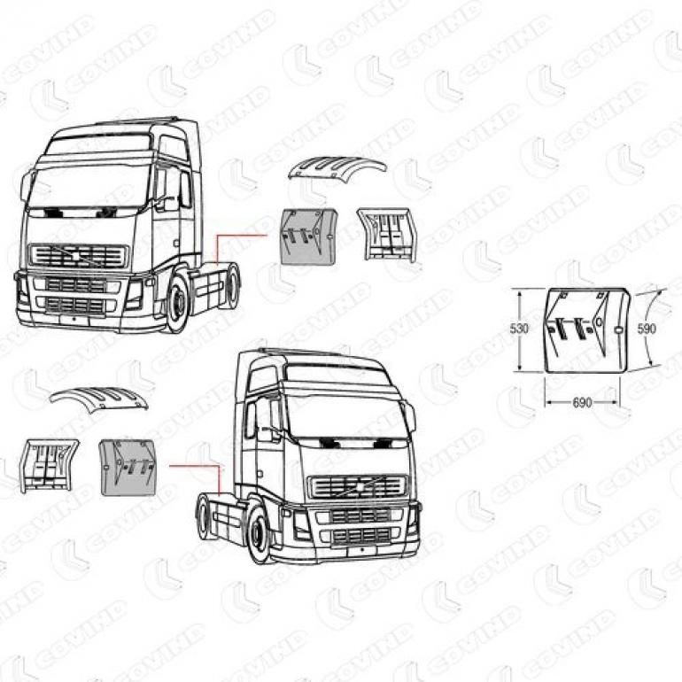 REAR AXLE DROPWING REAR SECTION FITS RH OR LH