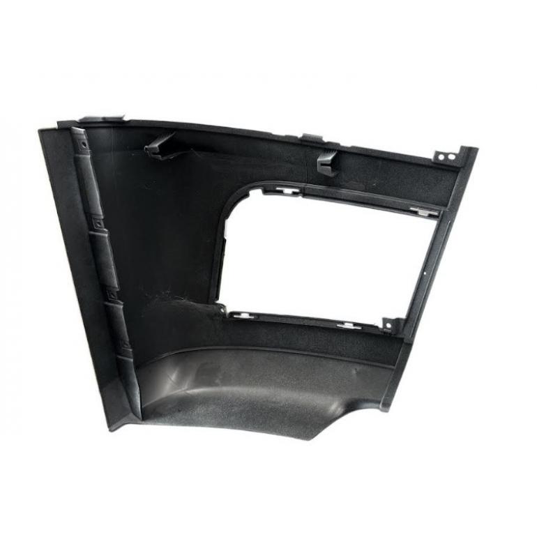 PAINTED WHITE FRONT BUMPER CORNER PASSENGER SIDE LH