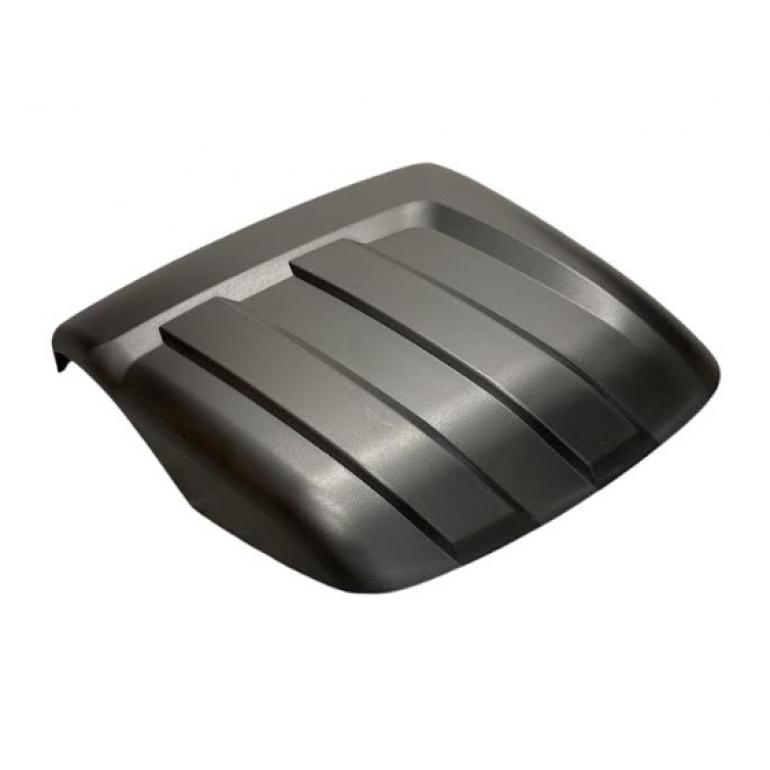 'GROOVED WIDE ANGLE MIRROR BACK COVER PASSENGER SIDE LH