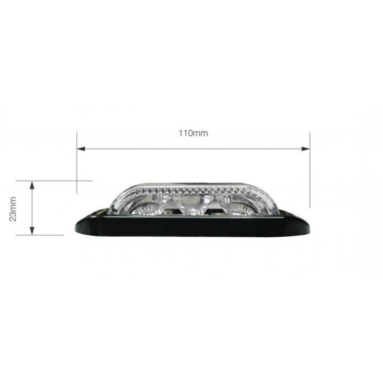 3 LED AMBER WARNING LAMP