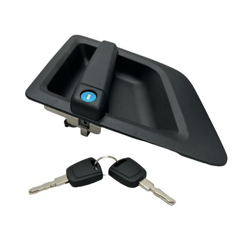 FRONT OUTER DOOR HANDLE & KEYS DRIVER SIDE RH