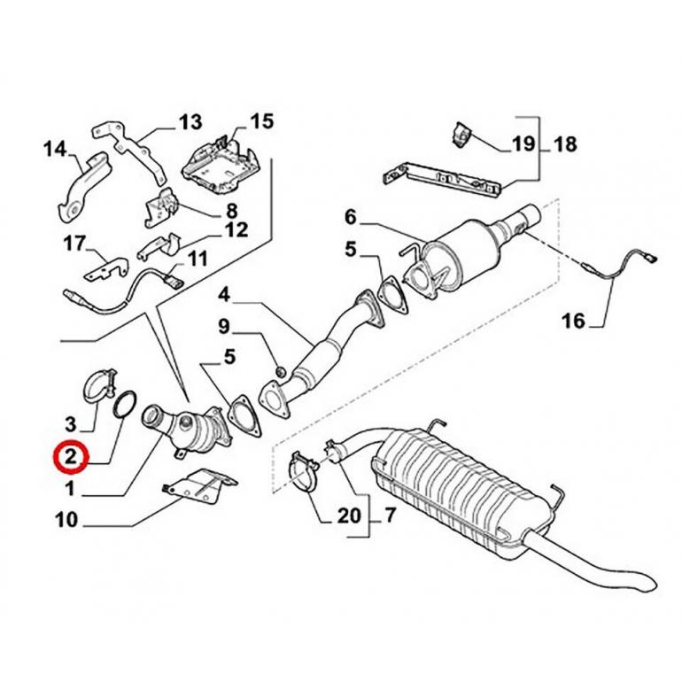 EXHAUST PIPE GASKET