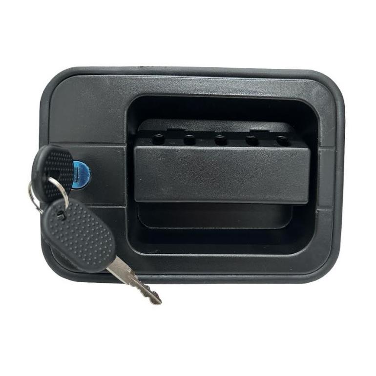 FRONT OUTER DOOR HANDLE & LOCK PASSENGER SIDE LH
