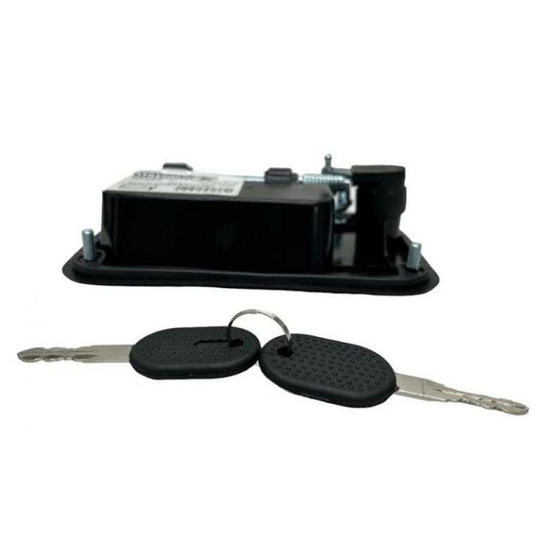 FRONT OUTER DOOR HANDLE & LOCK PASSENGER SIDE LH