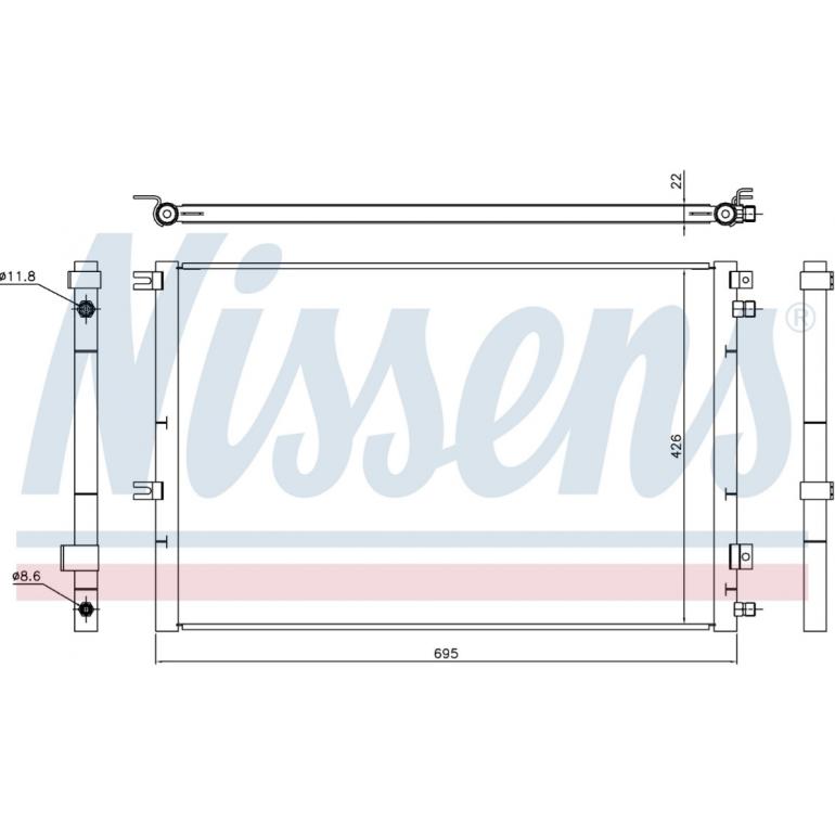 AIR CONDITIONING CONDENSOR