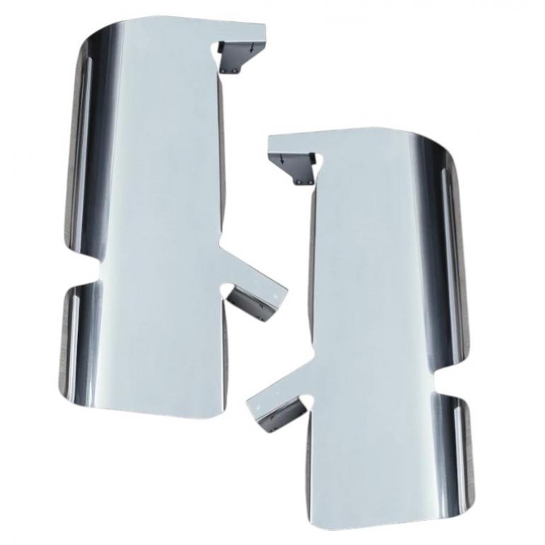 STAINLESS STEEL MIRROR GUARDS FITS RH & LH (PAIR)
