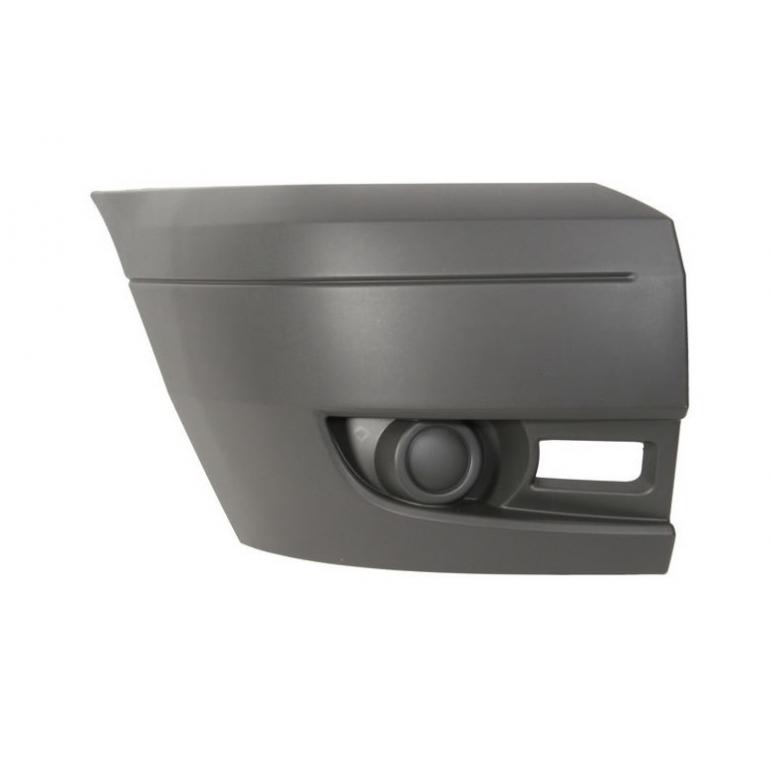 DARK GREY FRONT BUMPER ASSEMBLY WITHOUT FOG LAMP HOLES