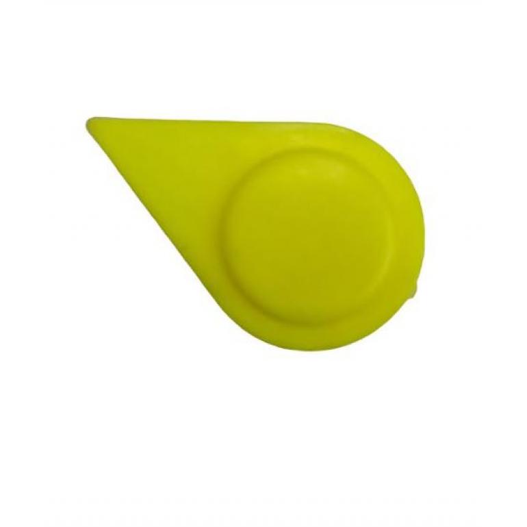27MM SOLID YELLOW 'BARREL LONG REACH WHEEL NUT COVERS (PKT 50)