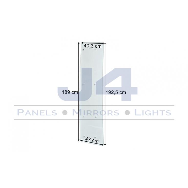 REAR 'LONG FAIRING SPOILER PASSENGER SIDE LH