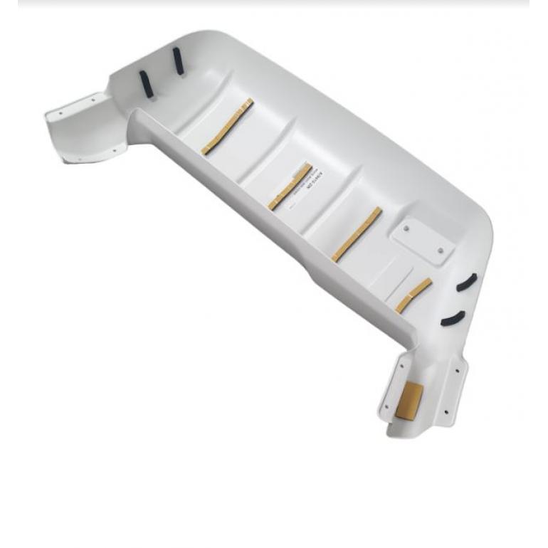 WHITE SUPER STRONG MIRROR GUARD SET RH & LH (PAIR)