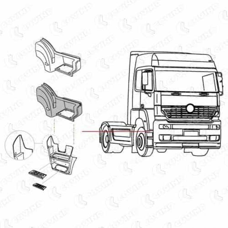 UPPER STEPWING DRIVER SIDE RH