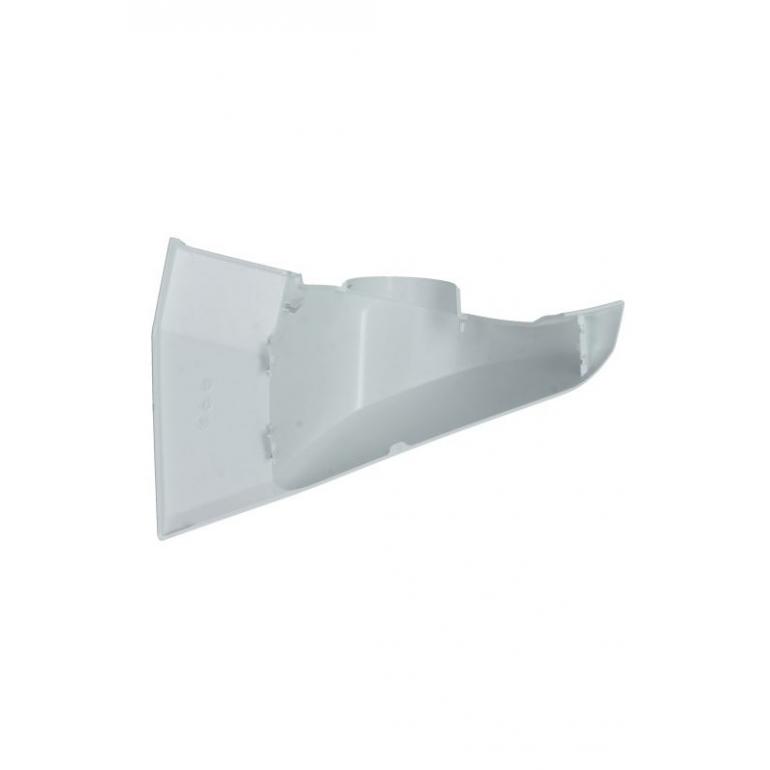 WHITE MIRROR ARM LOWER COVER DRIVER SIDE RH