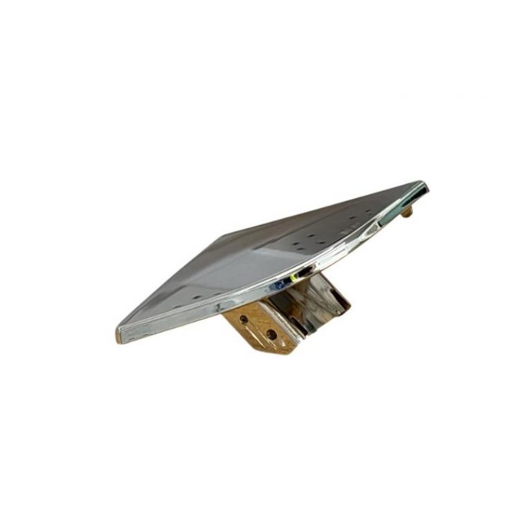 CHROME COATED BUMPER CAP WITH HEADLAMP WASH DRIVER SIDE RH