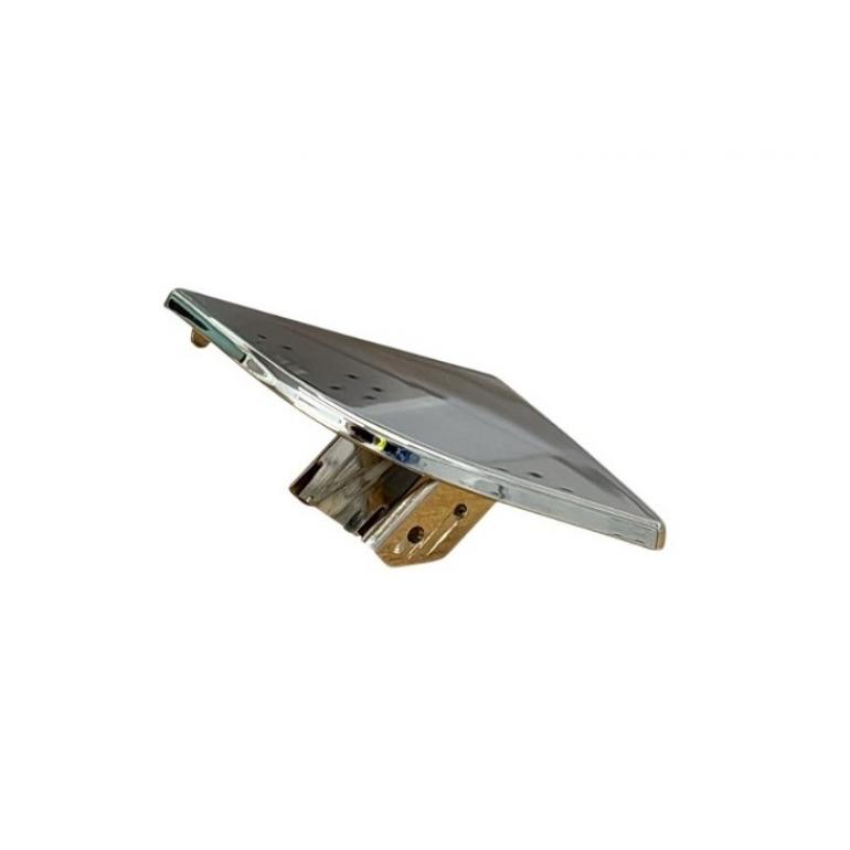 CHROME COATED BUMPER CAP WITH HEADLAMP WASH PASSENGER SIDE LH