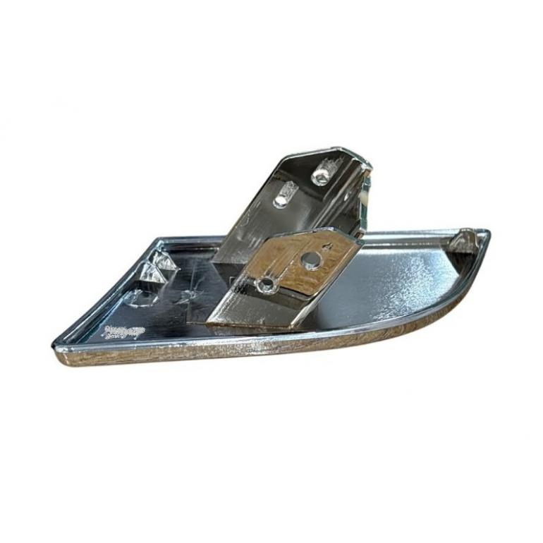 CHROME COATED BUMPER CAP WITH HEADLAMP WASH PASSENGER SIDE LH