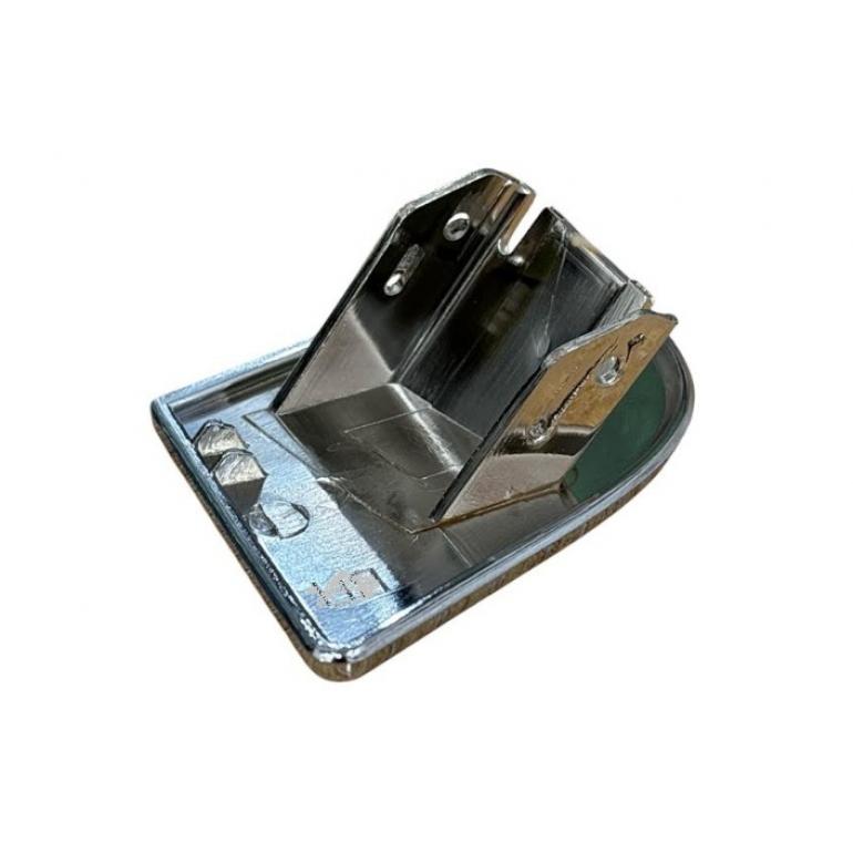 CHROME COATED BUMPER CAP WITH HEADLAMP WASH PASSENGER SIDE LH