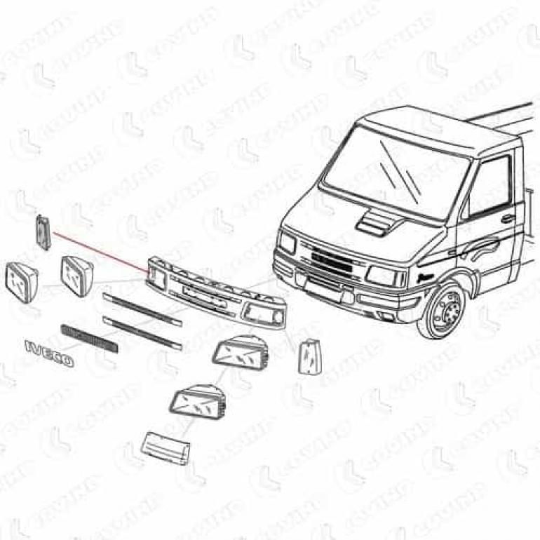 FRONT CLEAR INDICATOR LAMP DRIVER SIDE RH