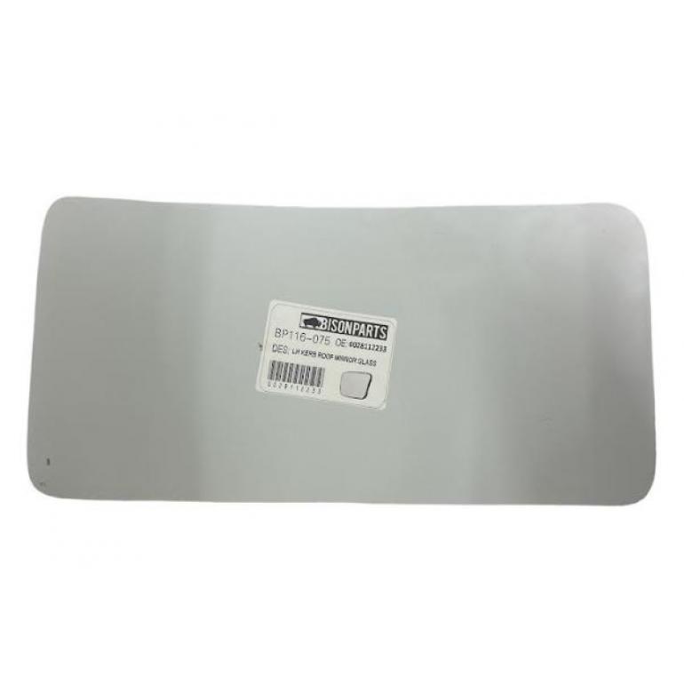 KERB / ROOF MIRROR GLASS ONLY PASSENGER SIDE