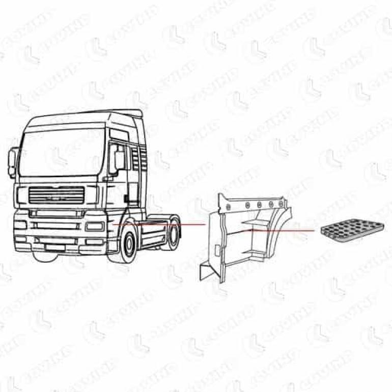 STEPWING UPPER TREAD PLATE FITS RH OR LH