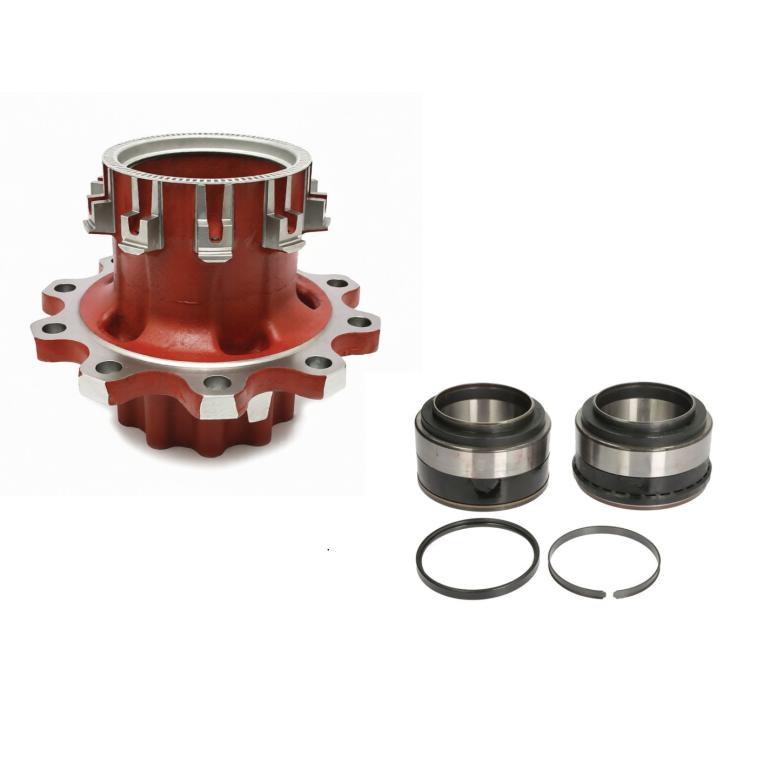 REAR WHEEL HUB WITH WHEEL BEARINGS & ABS EXCITER RING
